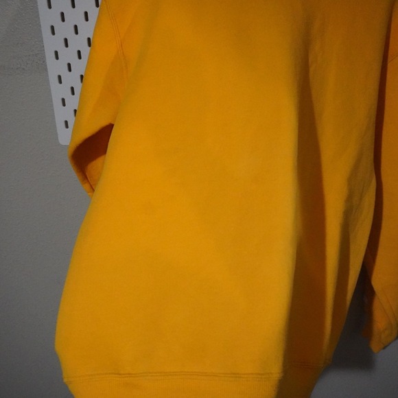 Vintage Russell Sportswear‎ Sweatshirt Gold Yellow Pullover Crewneck Made in USA - Picture 8 of 9